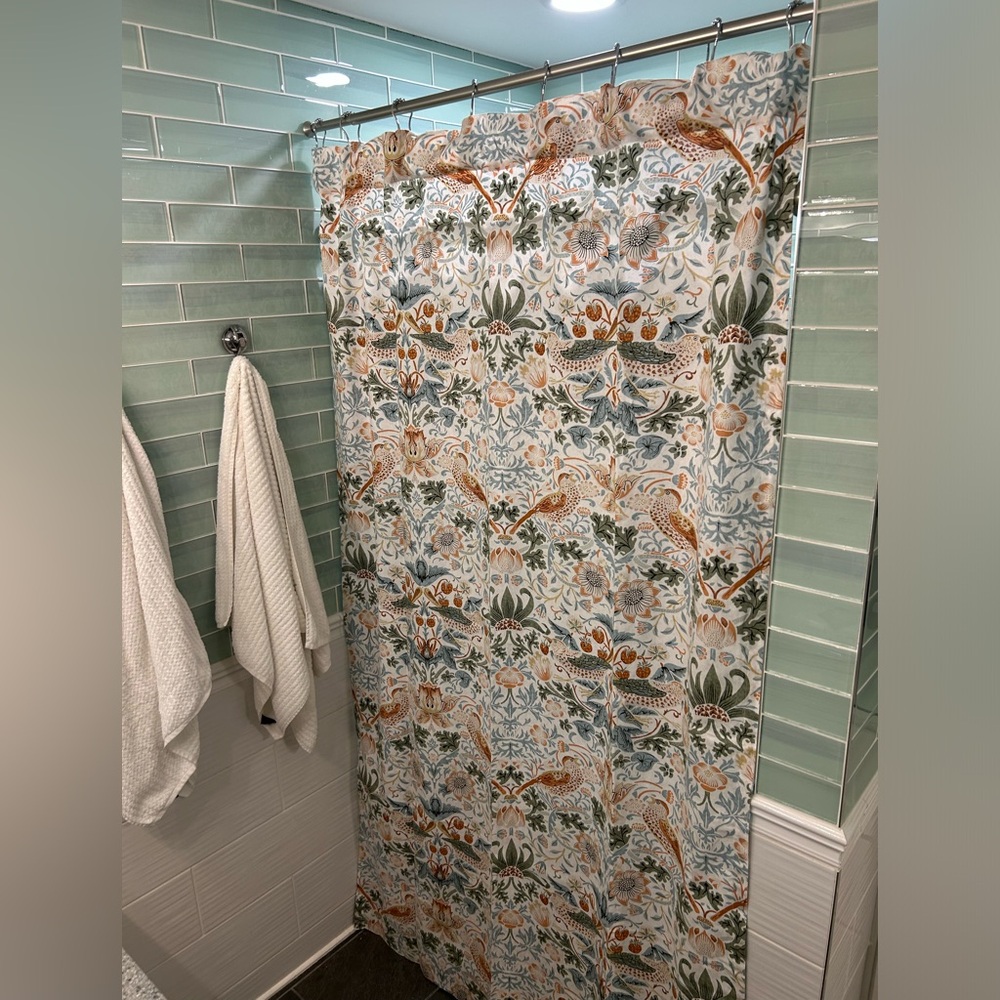 William Morris curtain panel/shower curtain